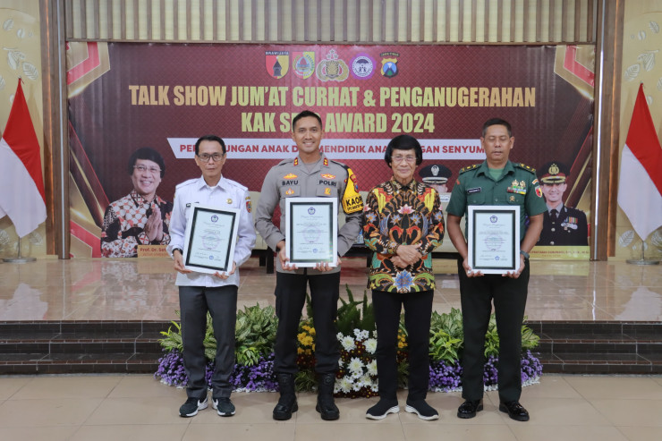 Polres Jember Raih Penghargaan dari Lembaga Perlindungan Anak Indonesia