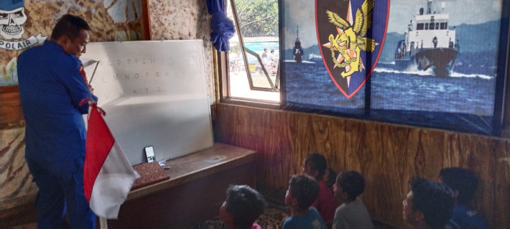 Peduli Pendidikan, Polres Bangkalan Dirikan Rumah Belajar Bagi Anjal