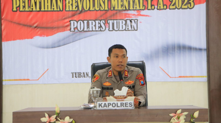 Polres Tuban Gelar Pelatihan Revolusi Mental, Wujudkan Polisi Berkarakter