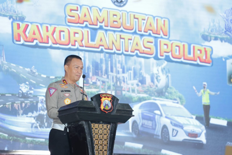 Korlantas Polri Gelar Gebyar Keselamatan Lalu Lintas 2024 di Jawa Timur