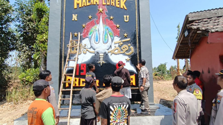 Sebanyak 30 Tugu Pencak Silat di Nganjuk Dibongkar Sukarela, Kapolres Nganjuk Beri Apresiasi