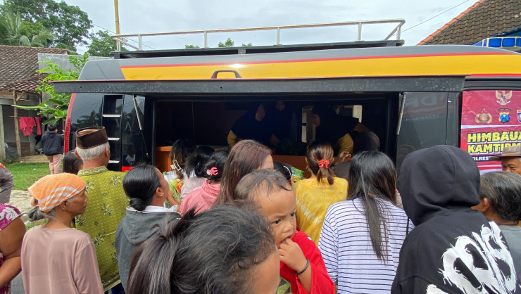 Mobil Mayur Kamtibmas Polresta Banyuwangi Kembali Beraksi,Warga Riang Hati