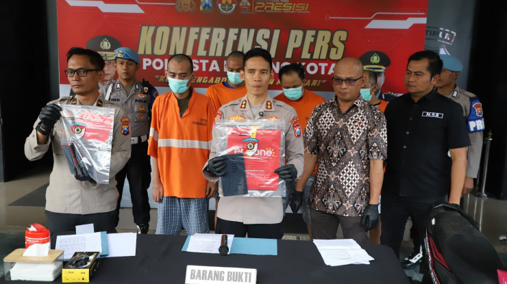 Polresta Malang Kota Berhasil Ungkap 3 Kasus Curanmor 4 Tersangka Diamankan