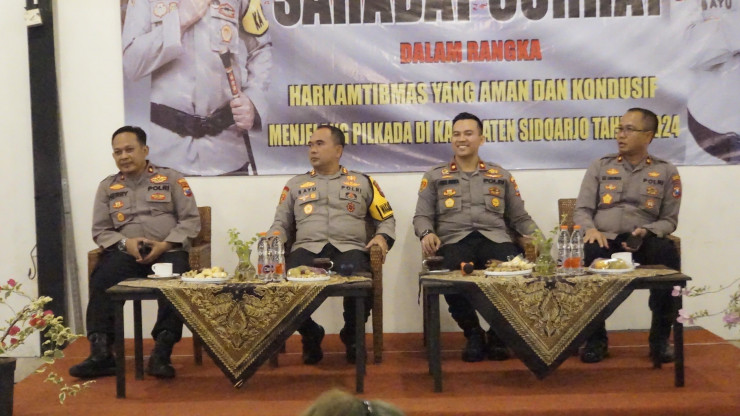 Sahabat Curhat Polresta Sidoarjo Cooling System Jelang Pilkada Serentak