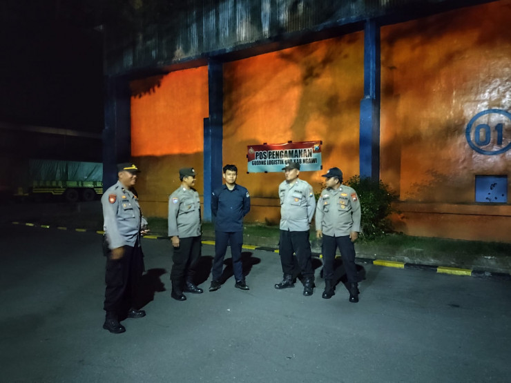 Polres Ngawi Tingkatkan Pengamanan Gudang Logistik KPU Untuk Pilkada 2024