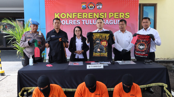Polres Tulungagung Amankan Tujuh Oknum Pesilat Diduga Terlibat Penganiayaan