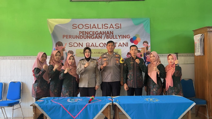 Polsek Jabon Edukasi Bahaya Perundungan dan Narkoba di SDN Balongtani
