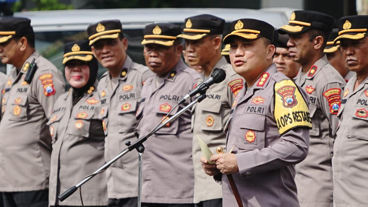 Dirikan Pos Pantau, Polrestabes Surabaya Bersama Tiga Pilar Jogo Suroboyo di Bulan Ramadhan