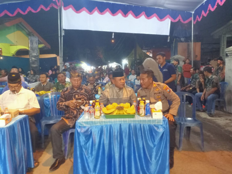 Kapolsek Sukodono Hadiri dan Pimpin Pengamanan Ruwah Desa Anggaswangi