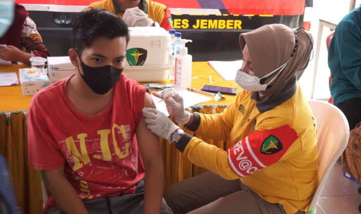 Dukung Pemkab Gelar Tajemtra, Polres Jember Siapkan Pengamanan dan Percepatan Vaksin Booster