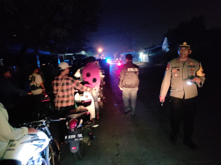 Respon Cepat Aduan Masyarakat Polres Mojokerto Amankan 38 Motor Diduga Balap Liar