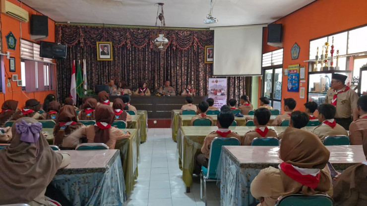 Polsek Buduran Sosialisasikan Pencegahan Intoleransi dan Radikalisme ke Pelajar