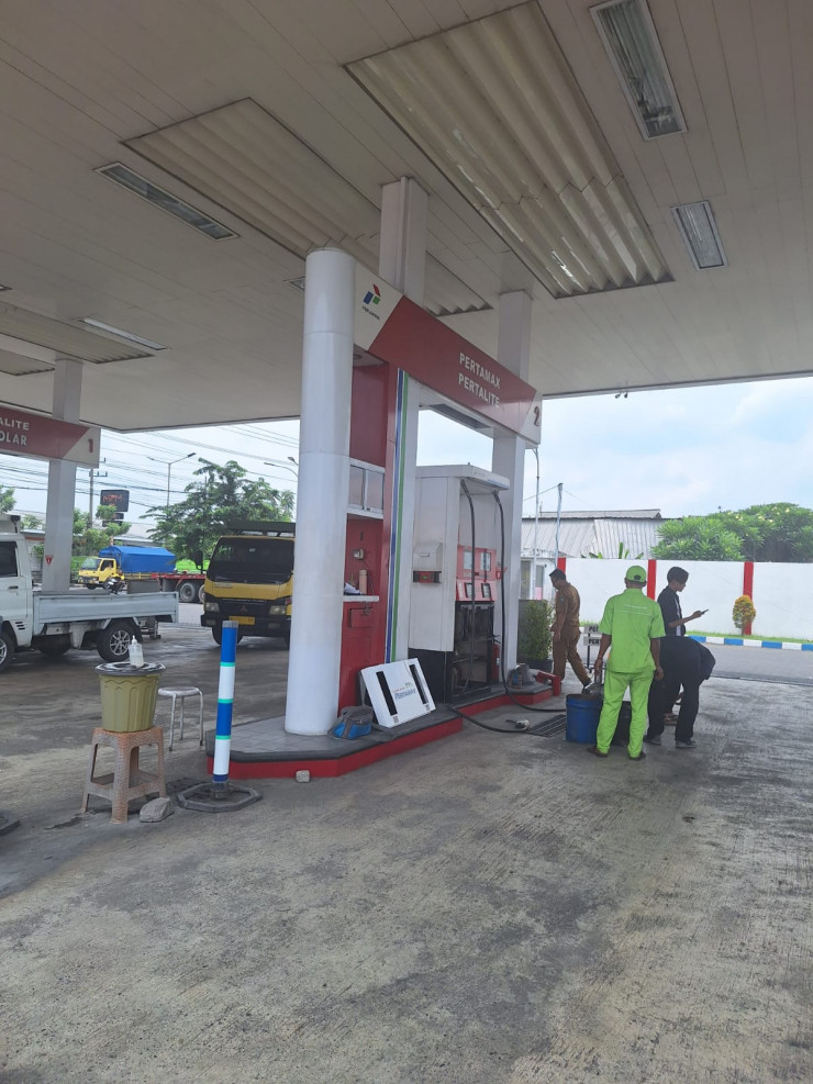 Polresta Sidoarjo Cek SPBU, Antisipasi Penyelewengan BBM di Masa Lebaran