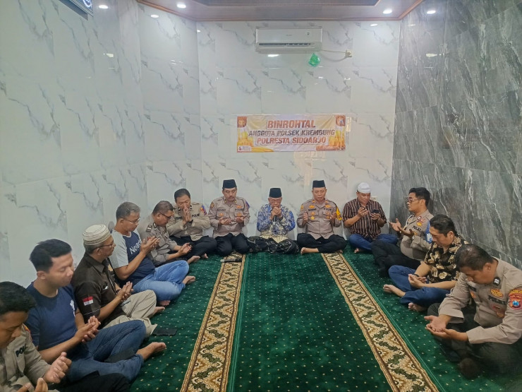 Pengamanan Pilkada Serentak, Personel Polsek Krembung Dibekali Nilai Rohani