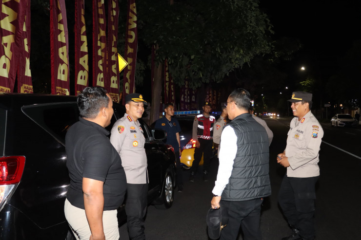 Polresta Banyuwangi Gelar Patroli Gabungan Skala Besar Antisipasi Balap Liar