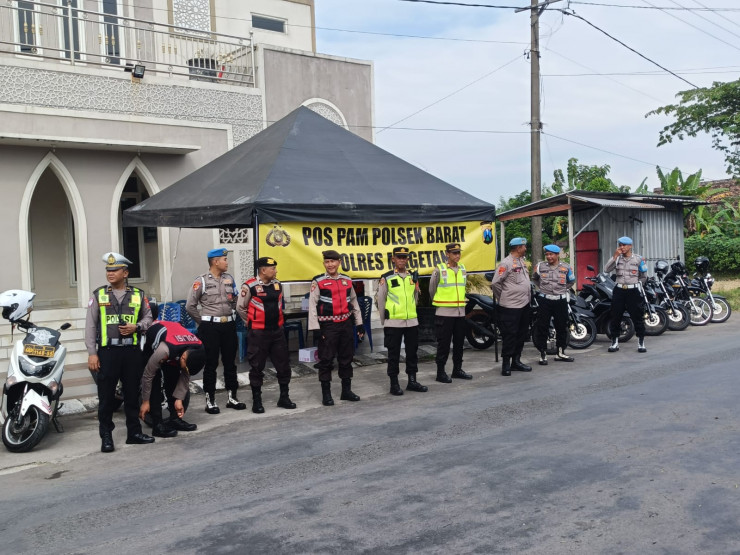 Polres Magetan Siagakan Ratusan Personel Gabungan Perkuat Pengamanan Suran Agung 2025