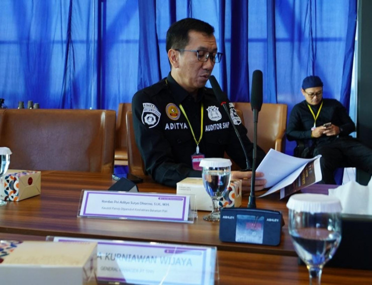 Baharkam Polri Audit Resertifikasi Sistem Manajemen Pengamanan di Obvitnas PT TPPI Tuban Jatim