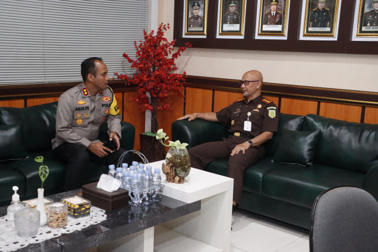 Jalin Sinergitas Kapolres Madiun Kota Kunjungi Kejaksaan Negeri