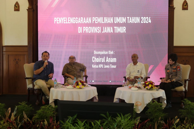 Bidhumas Polda Jatim Bersama Jajaran Siap Kawal Pemilu 2024