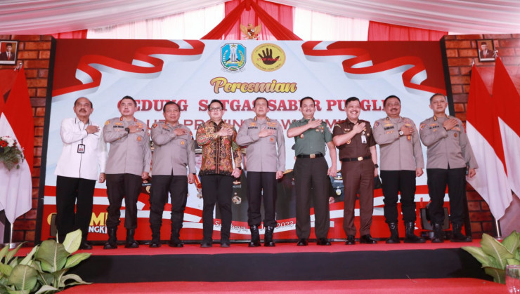 Sambut Hari Bhayangkara ke – 77 Polres Nganjuk Gelar Doa Bersama Lintas Agama