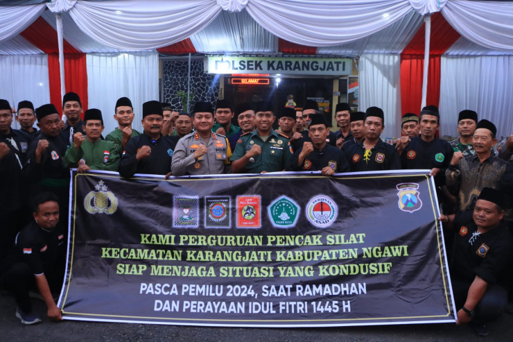 Pelihara Harmonisasi, Polres Ngawi Buka Puasa Bersama Perguruan Pencak Silat