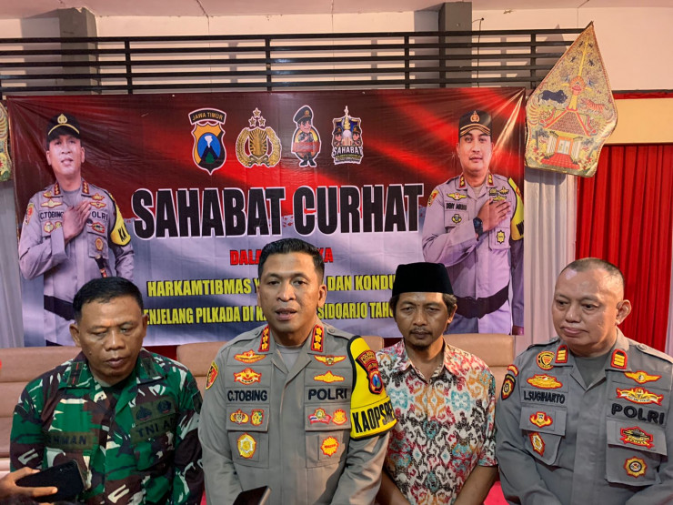 Kapolresta Sidoarjo Cooling System Hadapi Pilkada dan Gangguan Kamtibmas