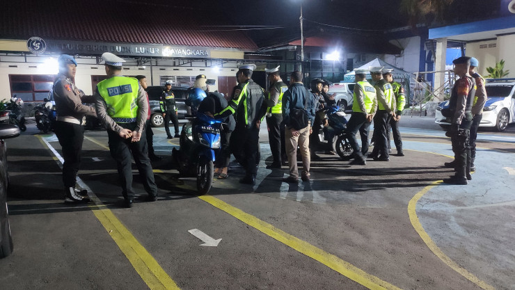 Respon Keluhan Warga di Jum'at Curhat, Polres Kediri Kota Amankan Puluhan Motor Diduga Balap Liar