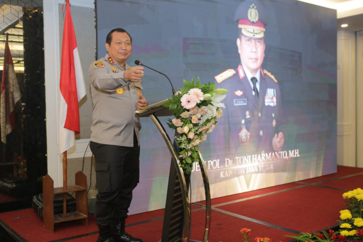 Tingkatkan Kemampuan Anggota, Bidang Humas Polda Jatim Gelar Pelatihan Editing dan Konten Kreator