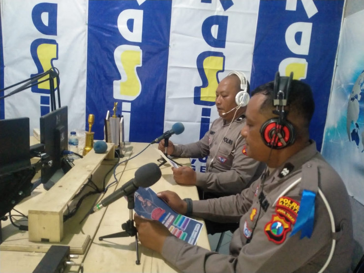 Gandeng Media, Polres Magetan Sosialisasikan Operasi Keselamatan Semeru 2023