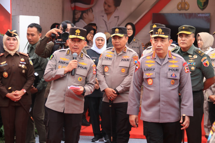Hari Bhayangkara ke – 77 Polri Pecahkan Rekor MURI Latihan BHD