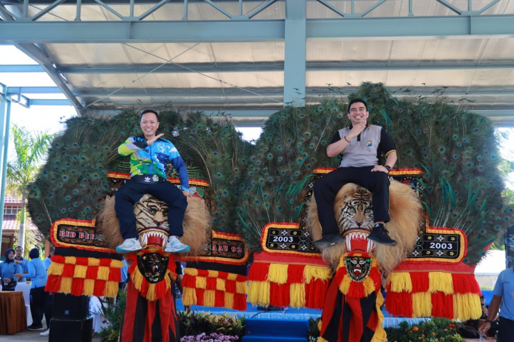 Perkuat Sinergitas TNI-Polri Serta Pemda Se-Korwil Madiun Raya Gelar Halal Bihalal dan Olahraga Bersama