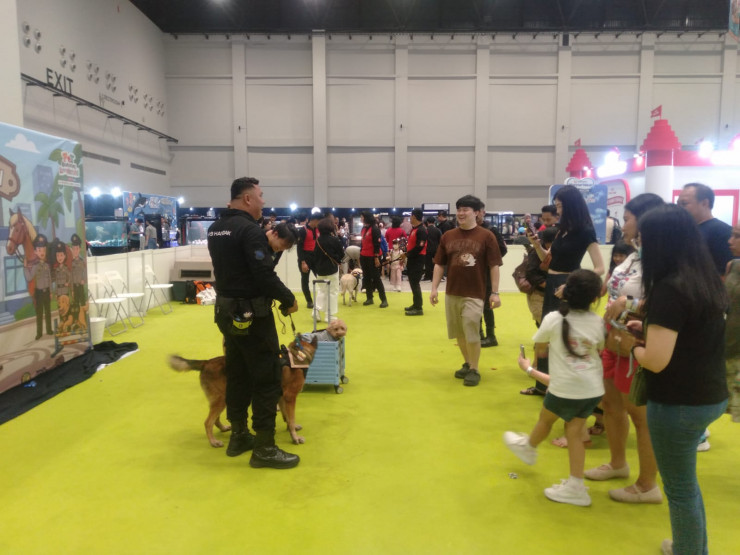 Polisi Satwa K-9 Ramaikan Pet Adventure Wonderland di PIK, Edukasi Masyarakat Disambut Antusias