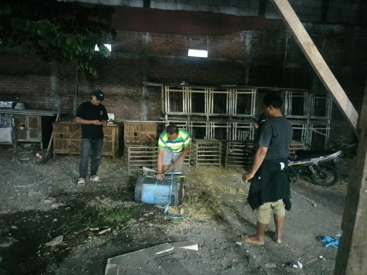 Polsek Waru Tindak Lanjuti Aduan Arena Sabung Ayam di Desa Berbek