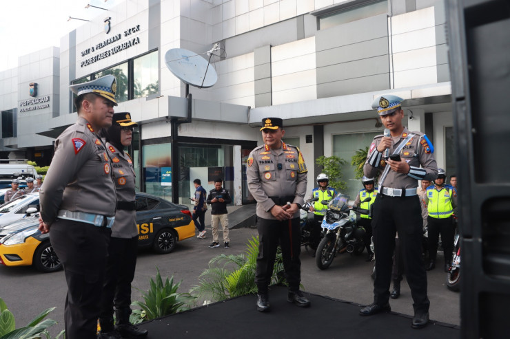 Inovatif, Polrestabes Surabaya Terapkan Aplikasi ETSP pada Operasi Patuh Semeru 2023