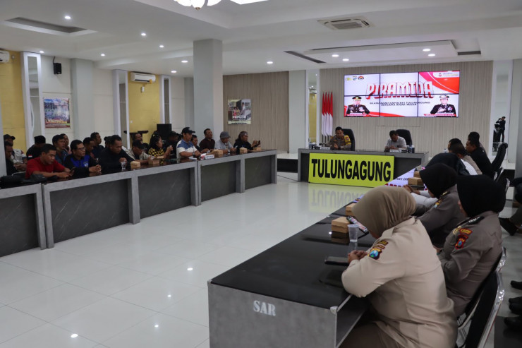 Polres Tulungagung Gandeng Media Tangkal Hoax Hadapi Pemilu 2024