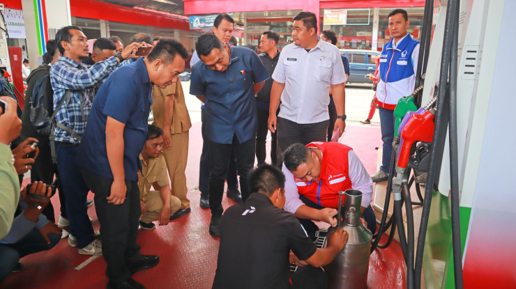 Polres Malang Sidak SPBU, Pastikan Stok BBM Aman Jelang Idul Fitri 1446H