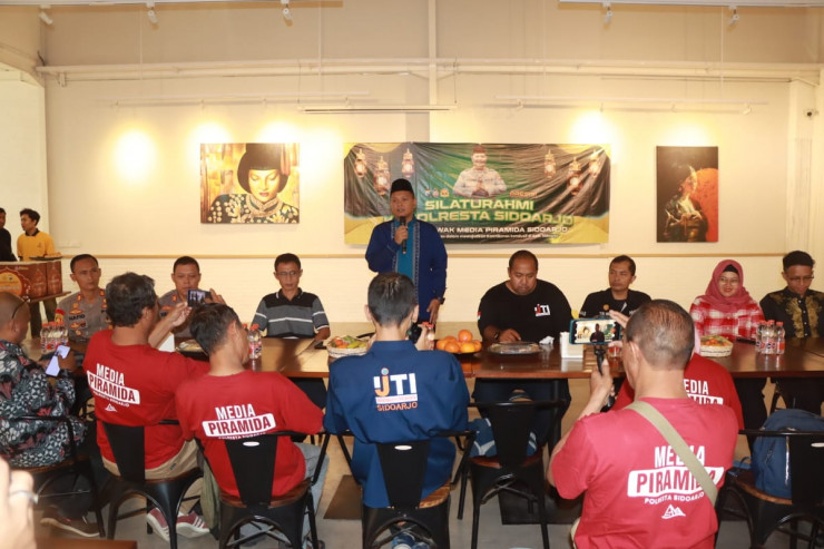 Kapolresta Sidoarjo Silaturahmi Ramadan Bersama Wartawan