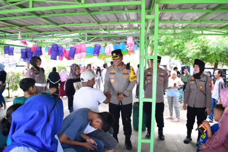 Kapolresta Sidoarjo Turun Langsung Pantau Libur Tahun Baru di Wisata Tlocor