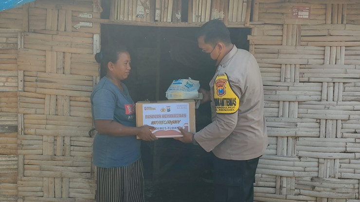 Polres Tuban Salurkan Bantuan Kemanusiaan Untuk Negeri