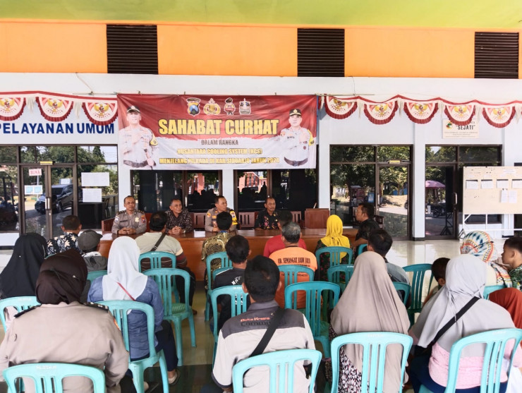 Polsek Krembung Gelar Curhat Kamtibmas, Wujudkan Pilkada Damai