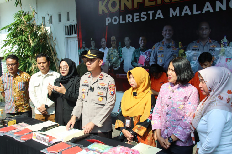 Polresta Malang Kota Berhasil Bongkar Sindikat Perdagangan Bayi
