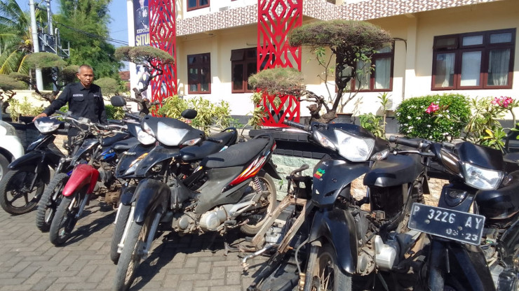 Polres Situbondo Ungkap Kasus Curanmor, Tersangka dan 8 Unit Motor Berhasil Diamankan