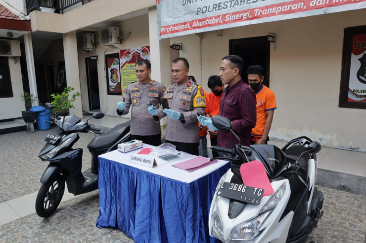 Polisi Berhasil Amankan Komplotan Curanmor 15 TKP di Surabaya dan Sidoarjo