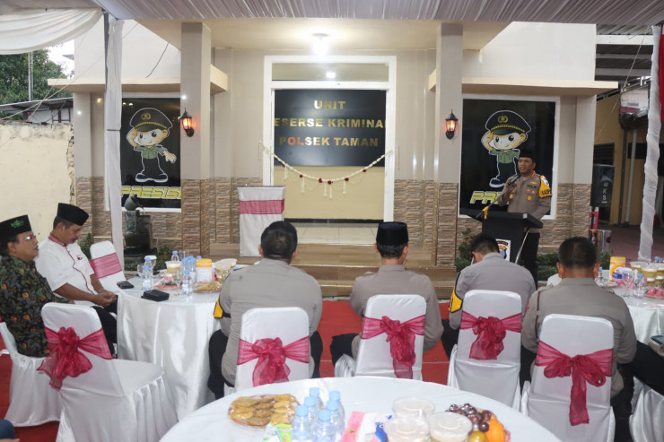 Kapolresta Sidoarjo Resmikan Gedung Reskrim Polsek Taman