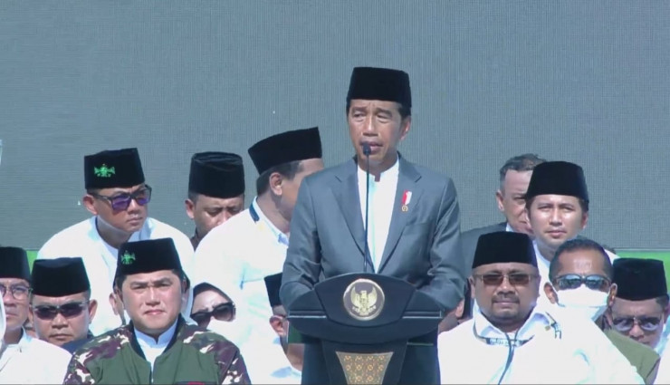 Presiden RI Jokowi Buka Resepsi Satu Abad NU di Sidoarjo