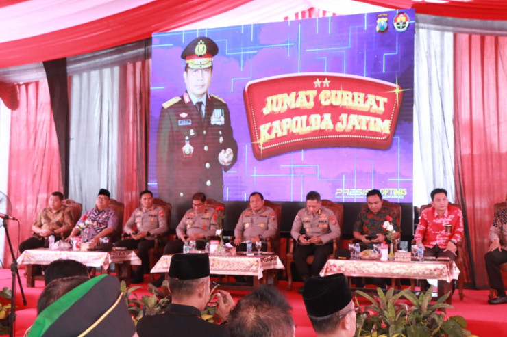 Jumat Curhat di Pandaan Warga Minta Tilang Manual Kembali Diaktifkan