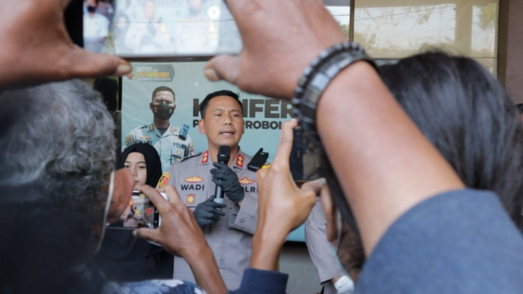 Polisi Amankan Terduga Pelaku Tawuran di Simpang Lima Kota Probolinggo