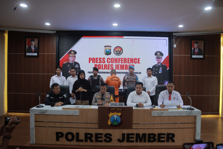Polres Jember Berhasil Ungkap Pelaku Pembunuhan Sumberbaru, Motif Sakit Hati