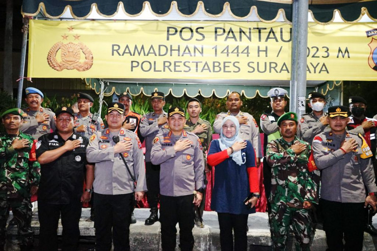 Polrestabes Surabaya Maksimalkan 8 Pos Pantau Bulan Ramadhan