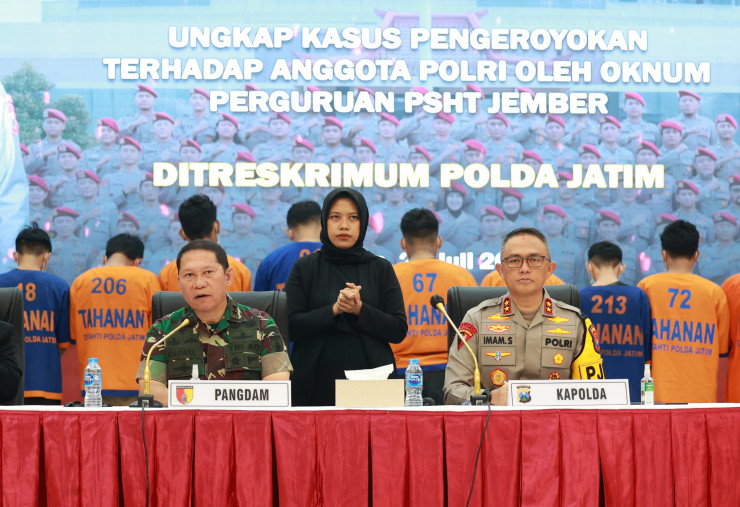 Polda Jatim Tetapkan 13 Oknum Pendekar PSHT Jember Sebagai Tersangka Pengeroyokan Polisi saat Patroli